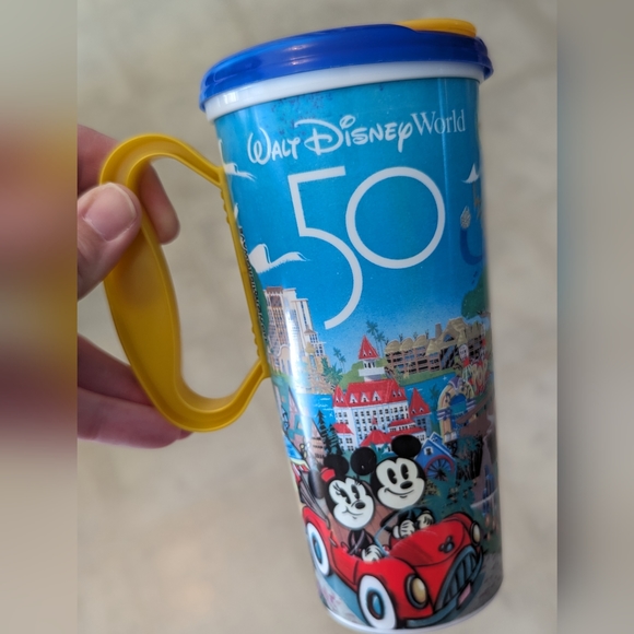 Walt Disney world 50th refillable resort travel mugs set of 3 - Picture 4 of 11